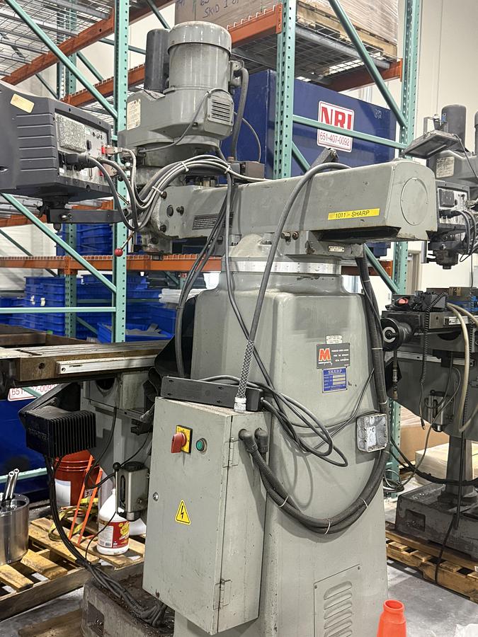 Used Sharp Vertical Mill, 2004 Model TMV