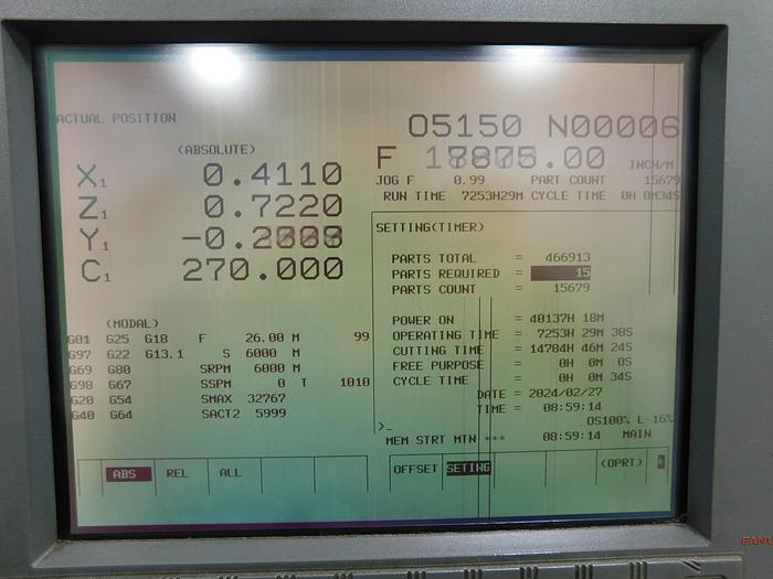 Used KSi SQC20 CNC Swiss Turning Center