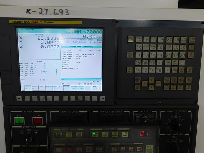 Used Hyundai Wia F650-PLUS CNC VMC 