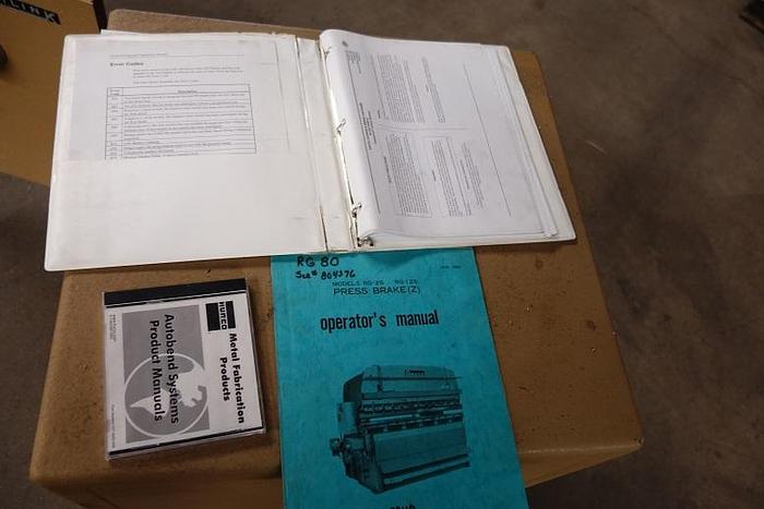 Used Amada 88-Ton Hydraulic 8' Press Brake