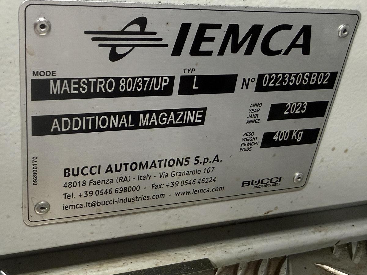 Used IEMCA Maestro 80 No Limits Bar Feed