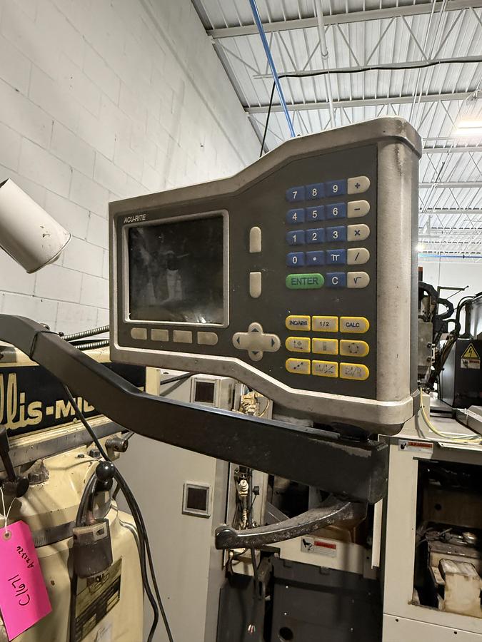 Used Willis Microcut 1050 10" x 50" Vertical Mill