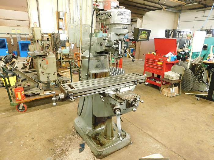 Used Bridgeport Knee Mill with DRO