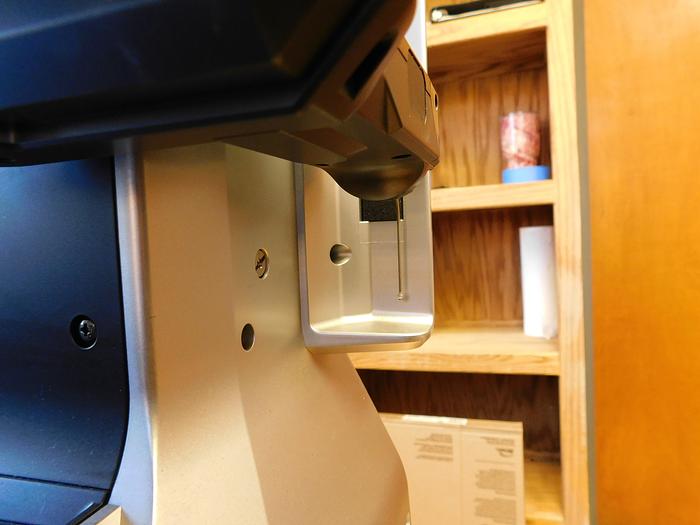 Used Keyence 8030T Image Dimension Measuring System with Rotary Fixture