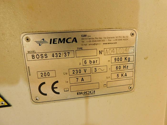 Used IEMCA Boss 432/37 Bar Feeder