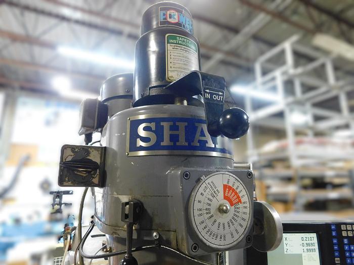 Used Sharp LMV50 Knee Mill Acu-Rite Control