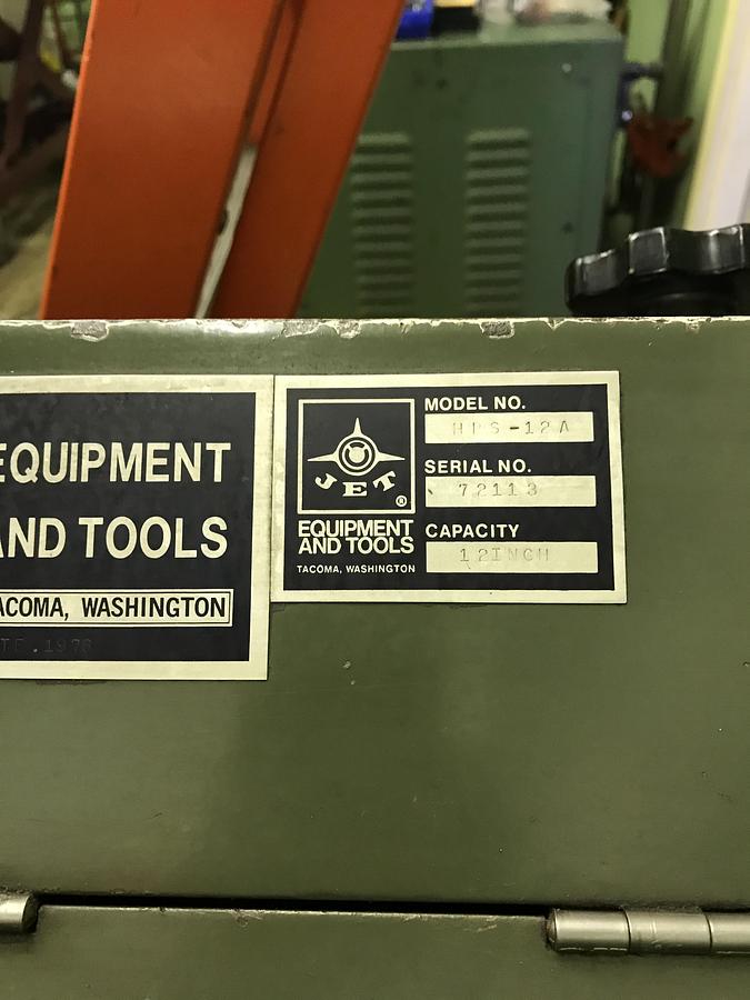Used Jet / Lian HBS-12A Horizontal Band Saw