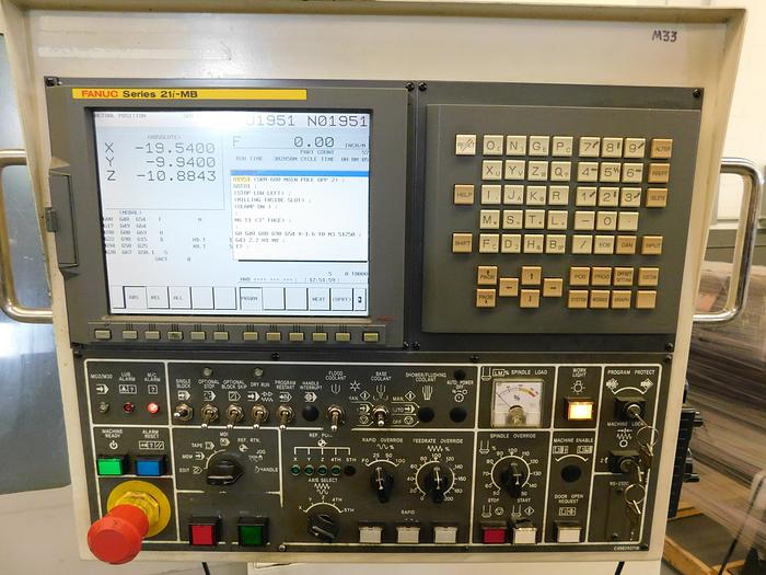 Used Doosan Daewoo DMV-4020 CNC Vertical Machining Center Fanuc