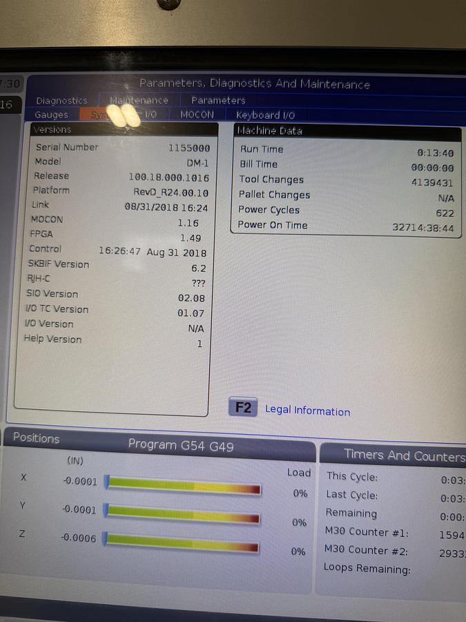 Used Haas DM-1 CNC Vertical Machining Center