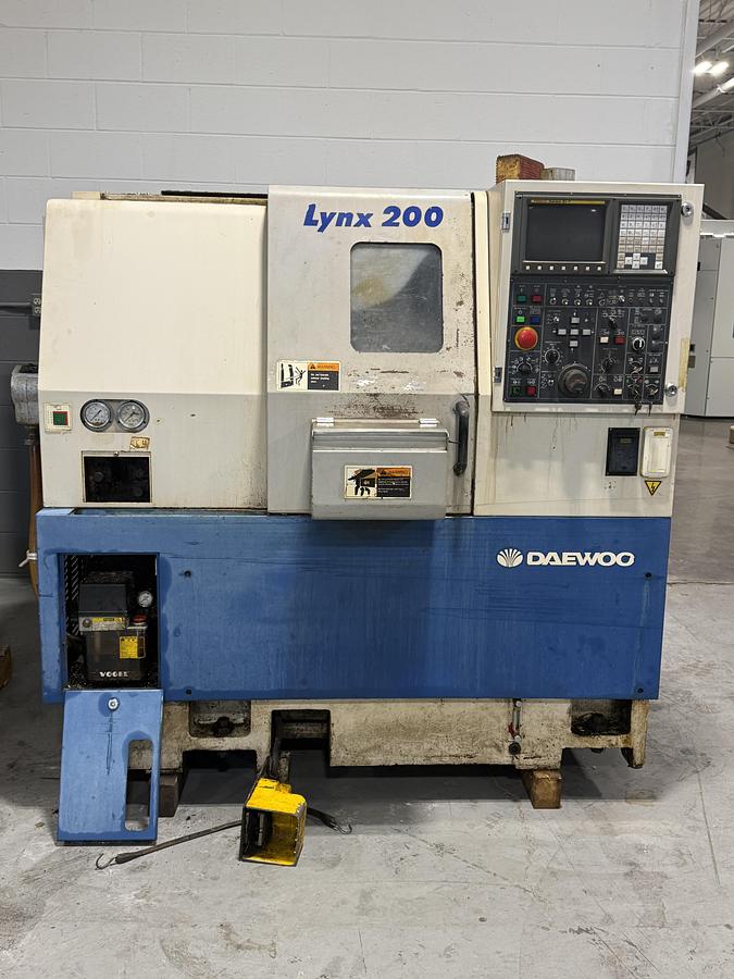 Used Doosan Lynx 200A CNC Lathe