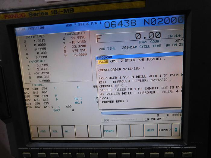 Used Doosan DB130C CNC Horizontal Boring Machine