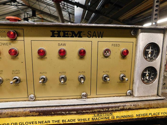 Used 12"x12" HEM H100A Automatic Horizontal Band Saw