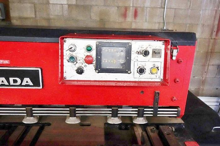 Used Amada Hydraulic Power Shear 3/16" x 8'