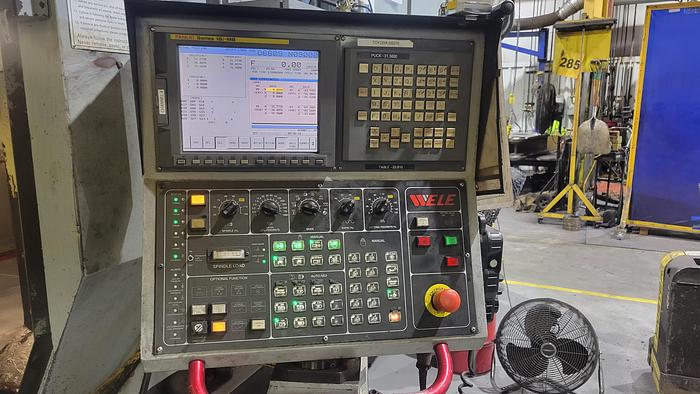 Used Toyoda Wele CNC Vertical Bridge Mill Fanuc