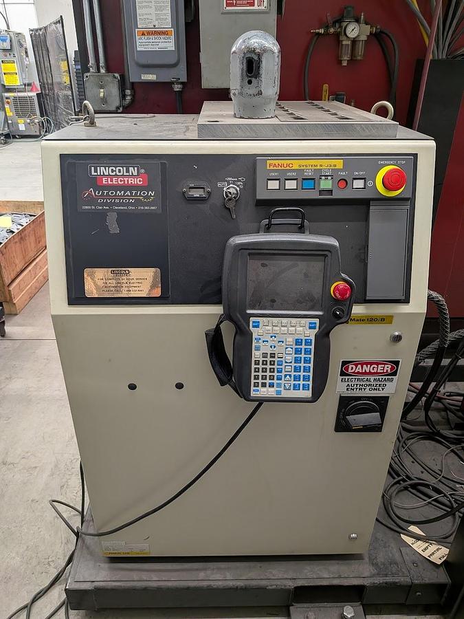 Used FANUC Robotics R-J3iB Controller with ARC Mate 120iB Welder