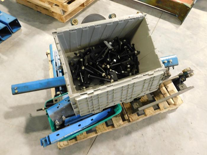 Used Gorbel 4,000 Lbs Bridge Crane with 2-ton Chain Hoist Powered Trolleys