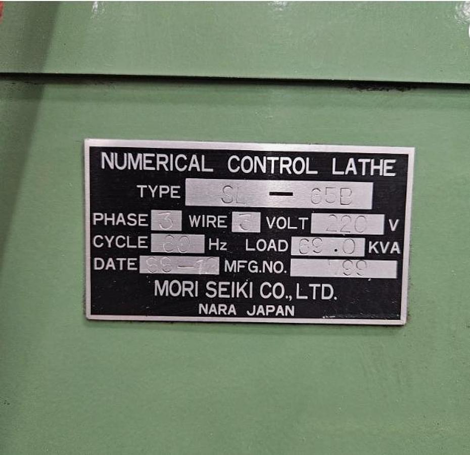 Used Mori Seiki SL65B CNC Lathe