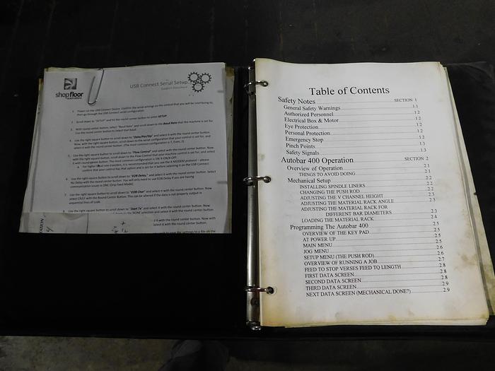 Used CNC Enhancements Autobar-400 Magazine Barfeeder