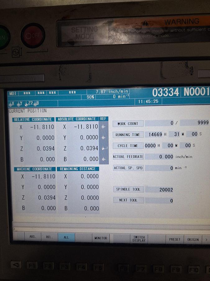 Used Mori Seiki NHX4000 Horizontal Machining Center