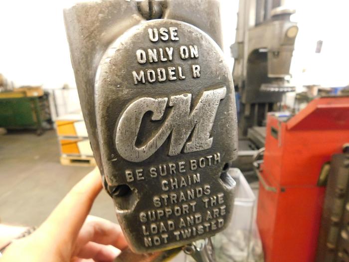 Used Abell-Howe 2-Ton Freestanding Jib Crane with Electric Chain Hoist