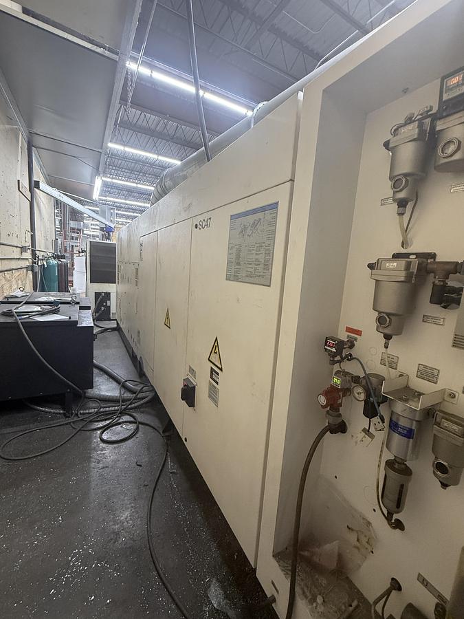 Used Mazak Optiplex 3015 CO2 Laser Cutter, 2013