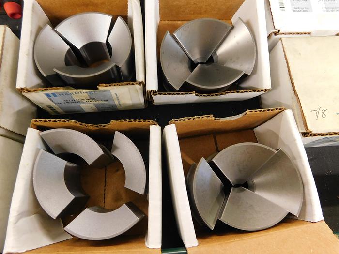 Used (26) Assorted Hardinge S26 Round Collet 4-pad sets