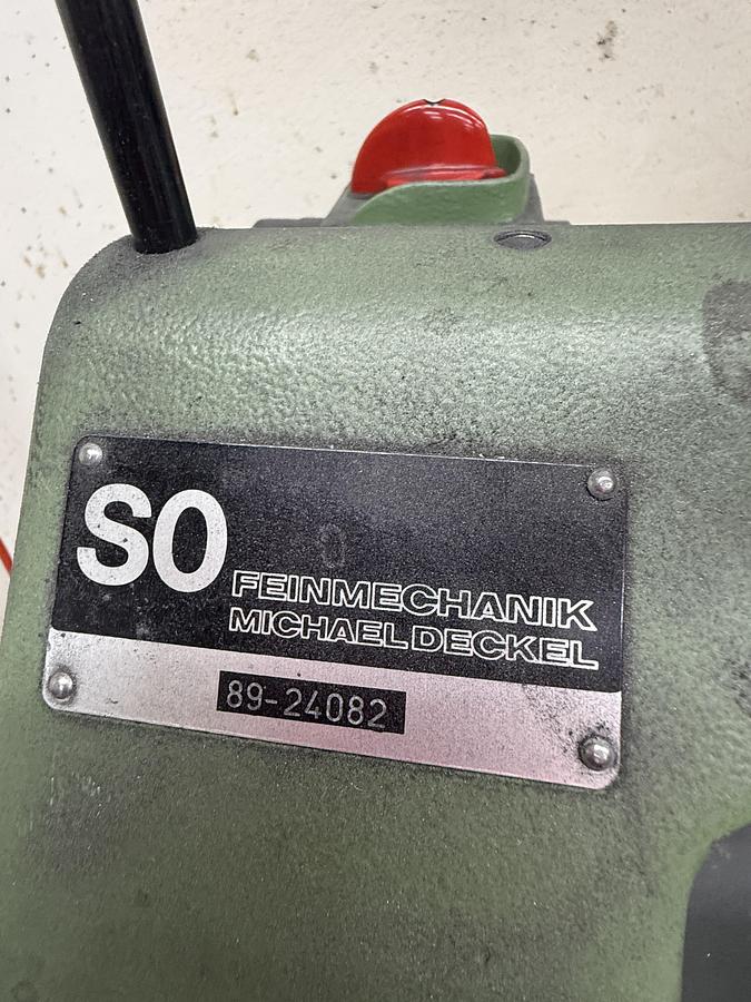Used Deckel SO Tool & Cutter Grinder