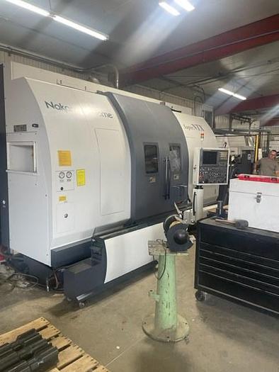 Used 2008 NAKAMURA TOME SUPER NTX CNC MULTI TASK TWIN SPINDLE W/ B AXIS AND LOWER TURRETS
