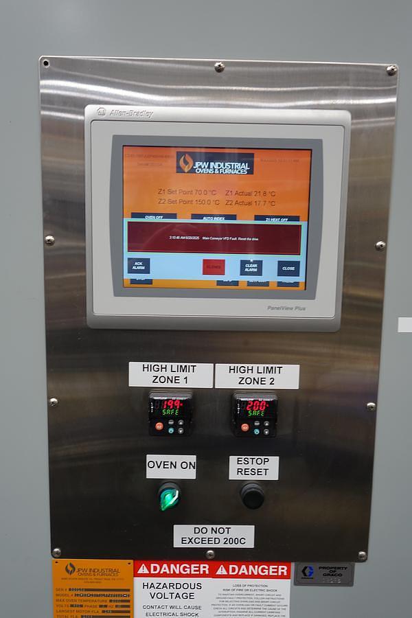 Used JP Industrial Oven Model C98TULEP480V45KW