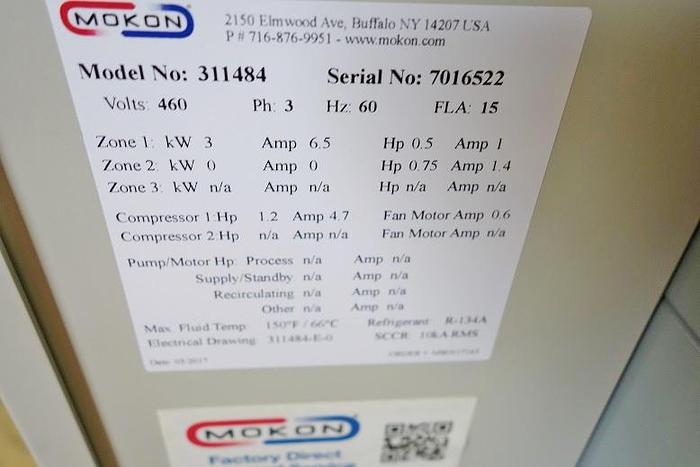 Used Mokon Plasma Chiller- Multiuse Chiller