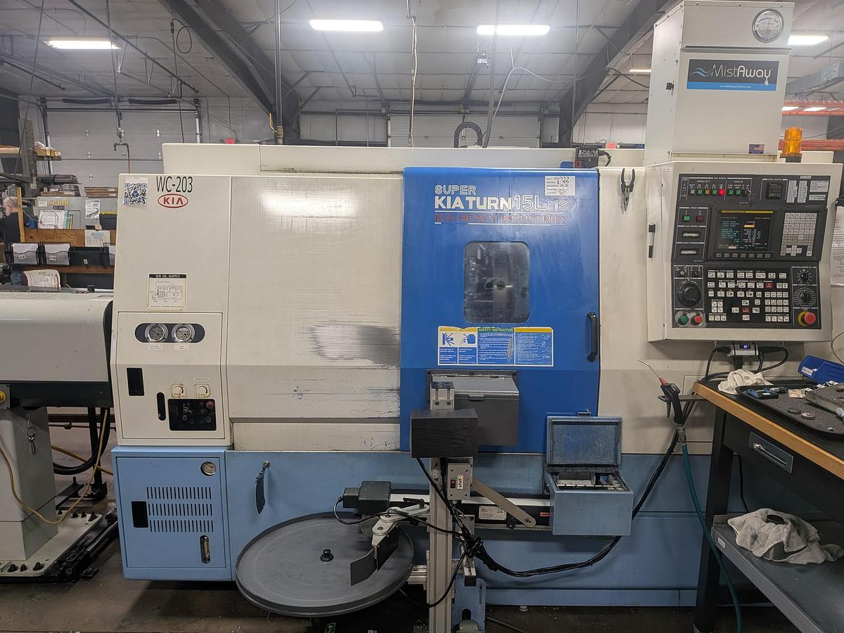 Used Hyundai Kia SKT15LMS CNC Lathe