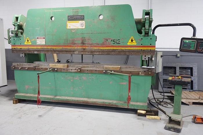 Used 12' X 175-TON Accurpress Hydraulic CNC Press Brake