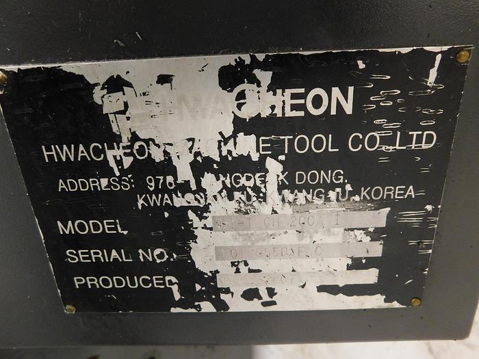 Used Hwacheon Hi-Tech 200A CNC Turning Center