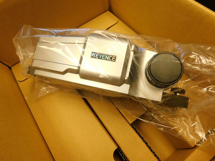 Used Keyence 8030T Image Dimension Measuring System with Rotary Fixture