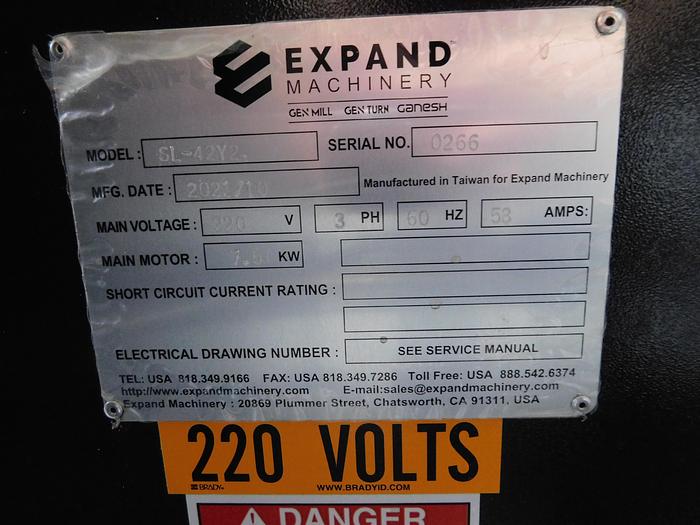 Used Ganesh Gen Turn SL42Y2 Hybrid 42MM 8-Axis CNC Swiss Machine