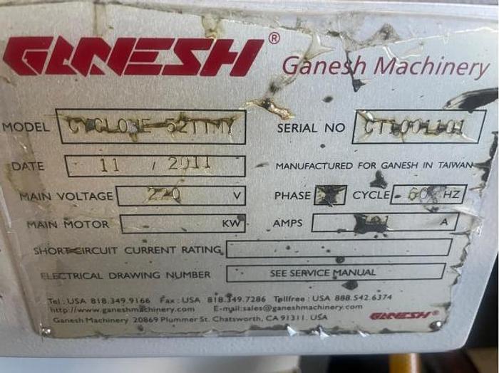 Used Ganesh Cyclone 52TTMY Twin Turrett CNC Turning Center