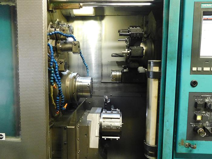 Used INDEX ABC CNC Turning Center w/ LNS Quick Six S2 Bar Feeder & MEGA TOOLING