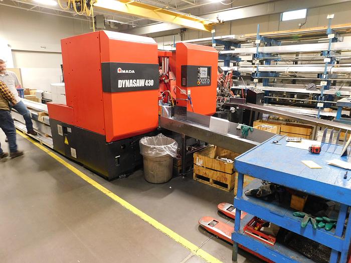 Used Amada Dynasaw 430 Dual Post CNC Horizontal Band Saw