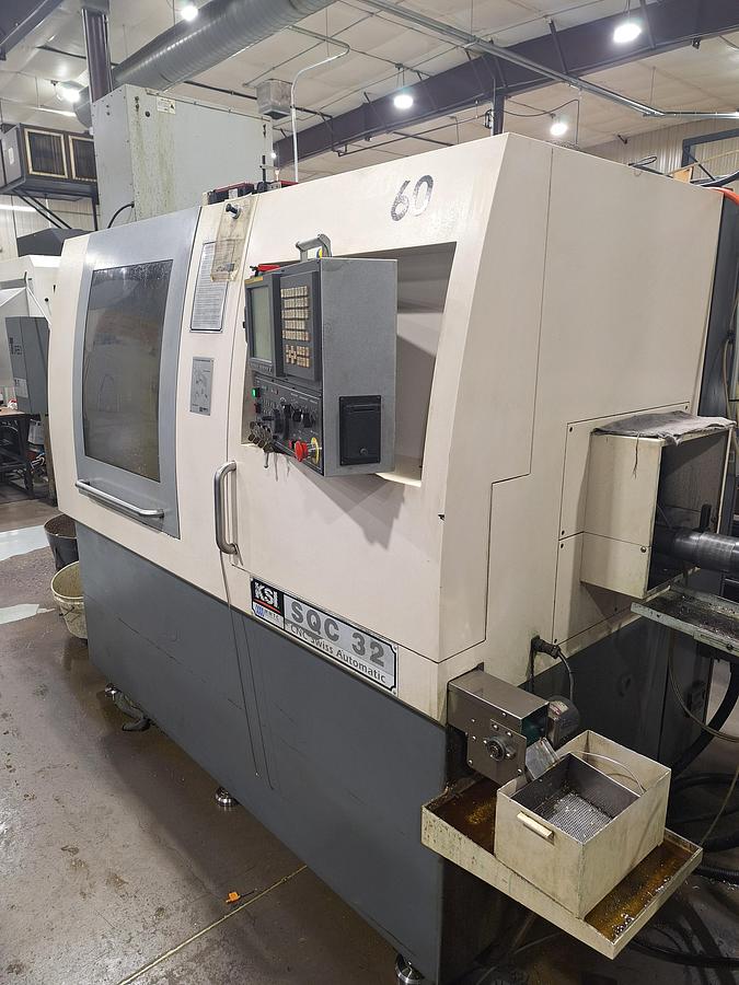 Used KSI SQC-32 CNC Swiss Lathe