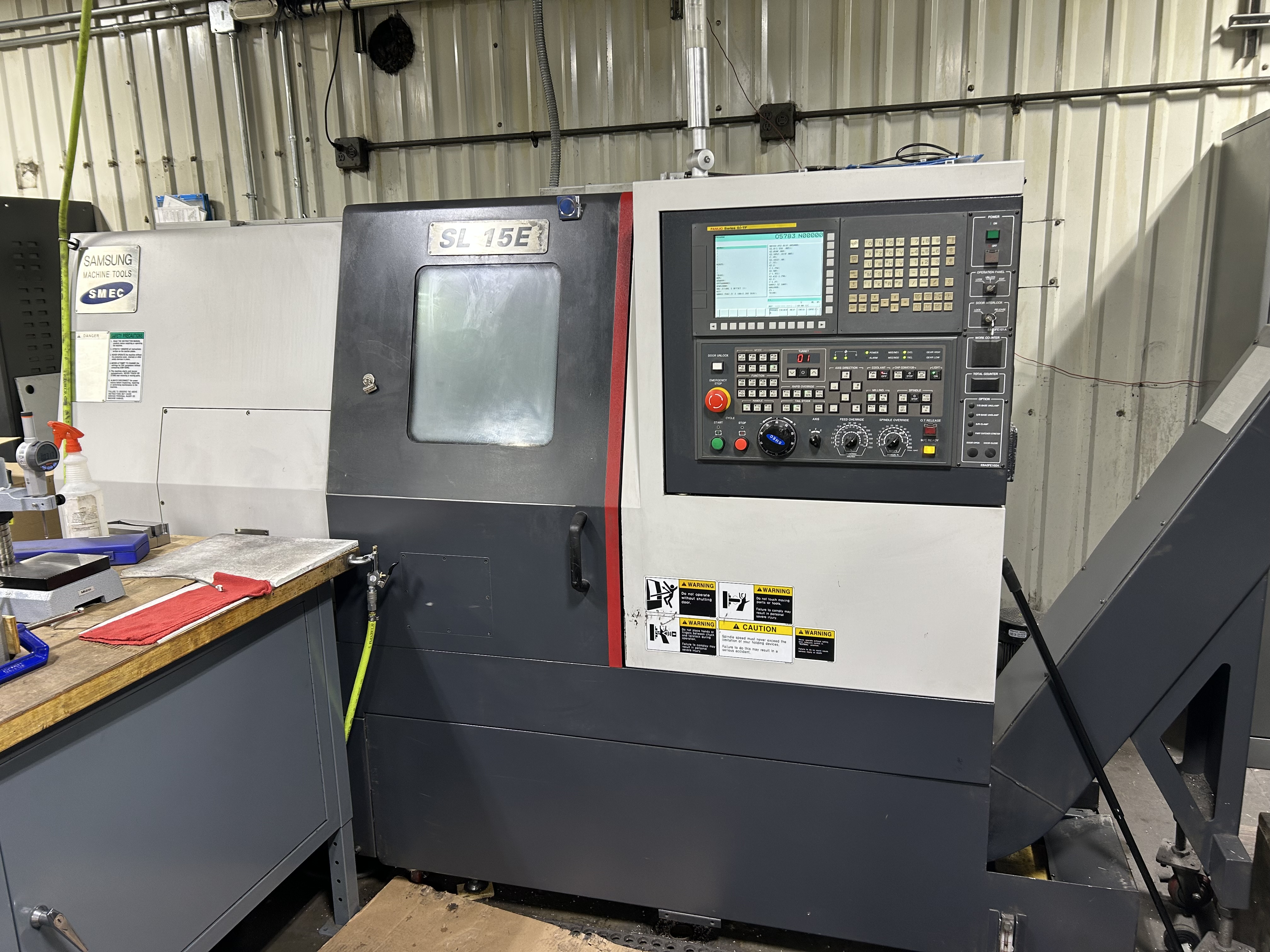 Used Samsung SL15E CNC Lathe (SMEC)
