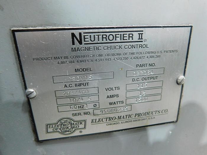 Used Okamoto PSG-305 Surface Grinder 120"x20" Incremental Down Feed