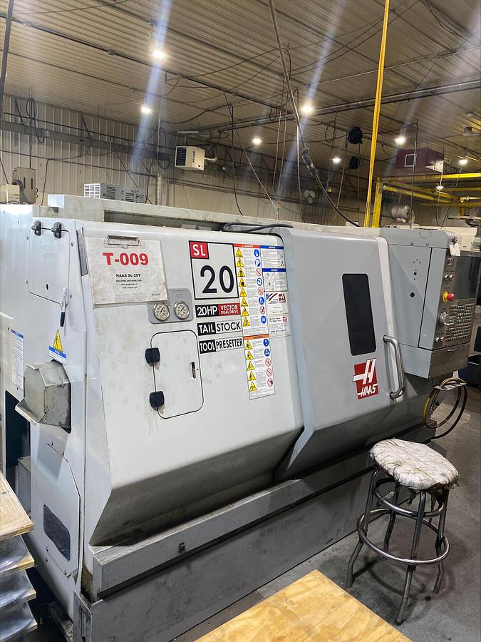 Used 2009 Haas SL20T CNC Lathe