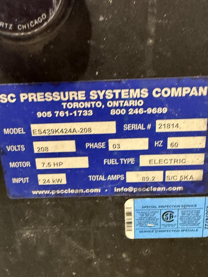Used PSC Pressure System Pressure Washer, Electric