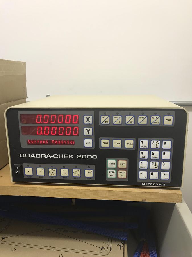 Used Nikon V-12B Vertical Projection Optical Comparator Measuring Machine w/DRO