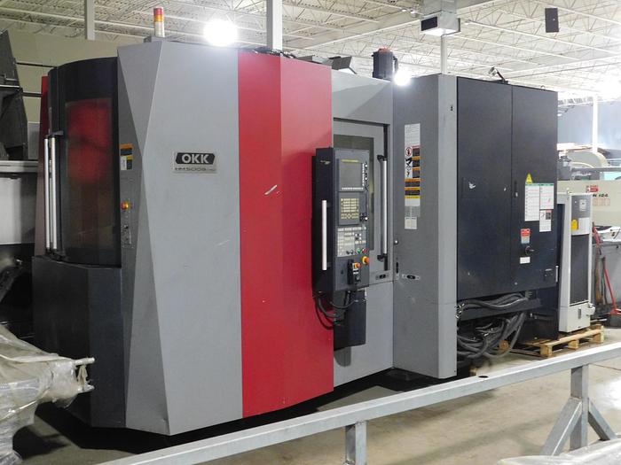 Used OKK HM500S/40 CNC 4 Axis Horizontal Machining Center