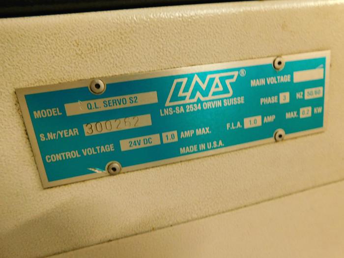 Used LNS Quick Load Servo S2 CNC Bar Feeder