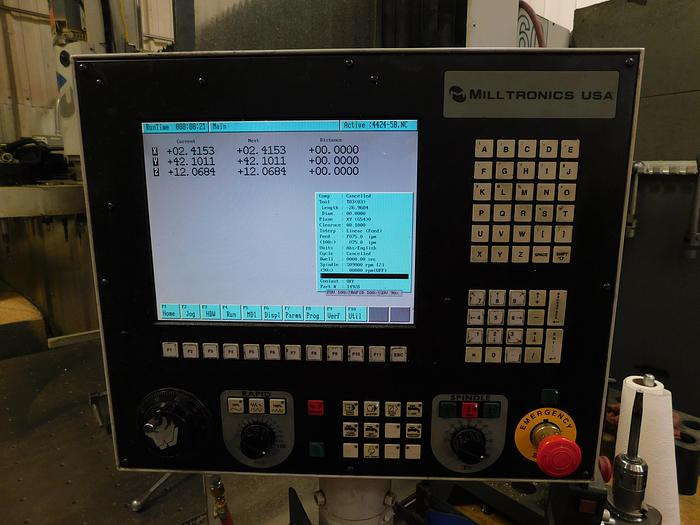 Used MILLTRONICS BR60IL CNC Bridgemill