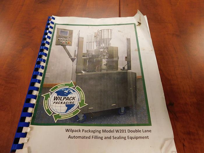 Used WILPACK W201 2-Lane Cup Packaging Machine