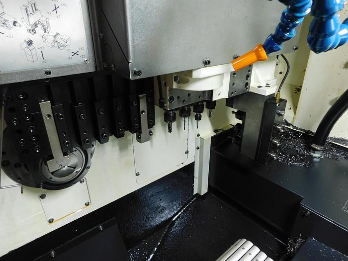 Used Ganesh Gen Turn SL42Y2 Hybrid 42MM 8-Axis CNC Swiss Machine