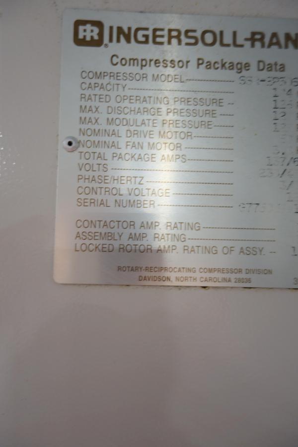 Used Ingersoll Rand 5HP Rotary Screw Air Compressor